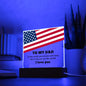 To My DAD Square Acrylic Plaque