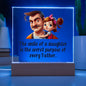 Smile of a Daughter Square Acrylic Plaque