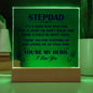 HERO STEPDAD Square Acrylic Plaque