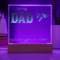 To My Dad Square Acrylic Plaque