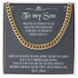 My Son| Proud of You - Cuban Link Chain