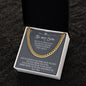 My Son| Proud of You - Cuban Link Chain