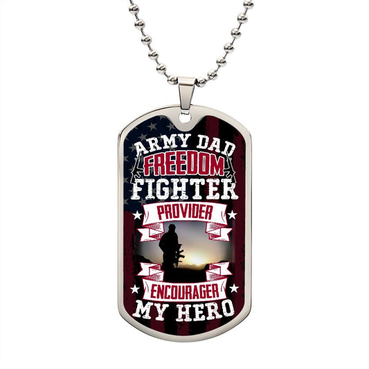 ARMY DAD Dog Tag